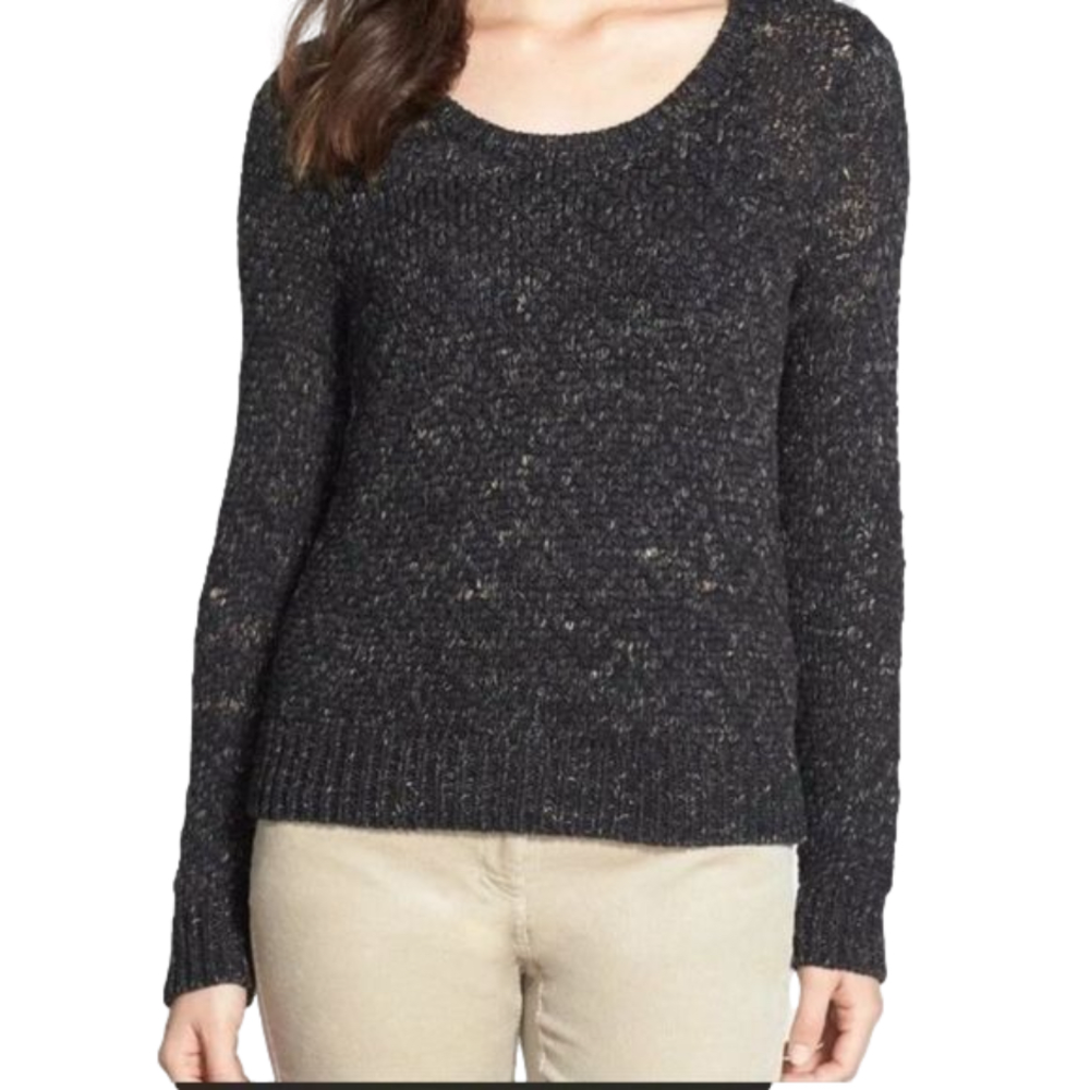 𝅺EILEEN Fisher Speckled Tunic Sweater